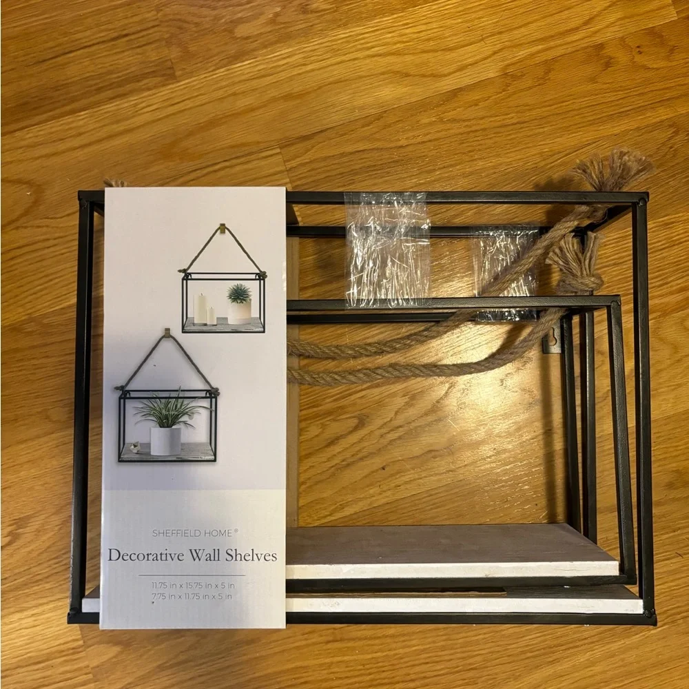 Decorative Wall Shelves (2)- NWT